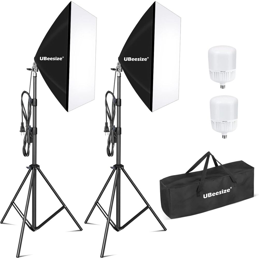Softbox Photography Lighting Kit, 27” x 20” Lighting Kit | Pro Studio Lighting